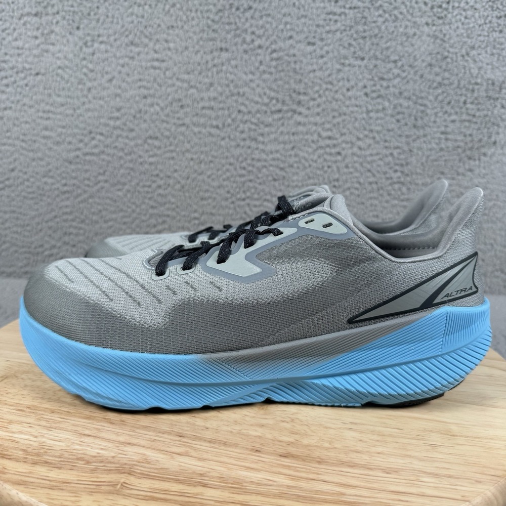 Altra Experience Flow Mens Size 10 Gray Blue Road  Running Shoes 4mm Drop - Picture 4 of 12